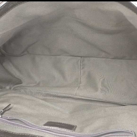 Dolce&Gabbana Beige Canvas Brown leather shoulder bag EUC Gorgeous! - Picture 8 of 9